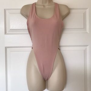 Pale pink bodysuit